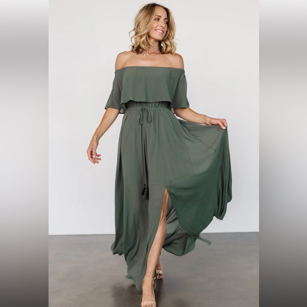 Victoria Off Shoulder Maxi Dress NWT